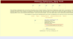 Desktop Screenshot of historicpatterson.org